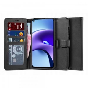 TECH-PROTECT Wallet 2 fliptok Xiaomi Redmi Note 9T 5G fekete