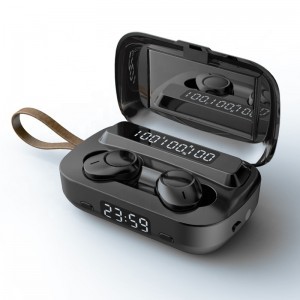M13 vezeték nélküli fülhallgató, TWS headset Bluetooth 5.0 fekete színben