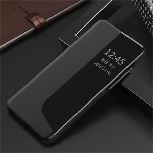 Eco Leather View Case intelligens fliptok Huawei P30 Pro fekete