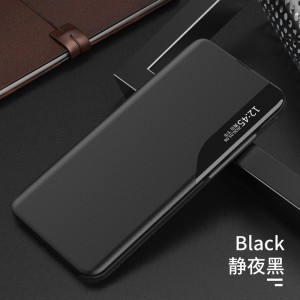 Eco Leather View Case intelligens fliptok Samsung S20 FE fekete