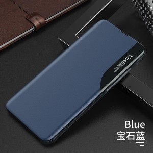 Eco Leather View Case intelligens fliptok Samsung A42 5G kék