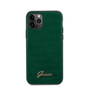 Guess GUHCN65PCUMLCRDG Croco iPhone 11 Pro MAX tok zöld