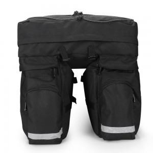 Wozinsky Biciklis táska hátsó csomagtartóra vállpánttal 60L fekete (WBB13BK)