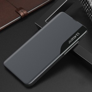 Eco Leather View Case intelligens fliptok Xiaomi X3 NFC szürke