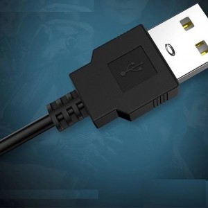 KAKU Langsi három gombos optikai egér USB fekete (KSC-357)