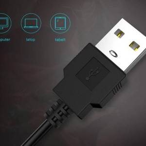 KAKU Yuantu három gombos optikai egér USB fekete (KSC-355)