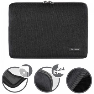 Tucano Velluto MacBook Pro 16'' tok fekete színben
