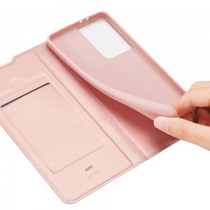 SAMSUNG GALAXY S21 Ultra Dux Ducis Skin Pro fliptok pink