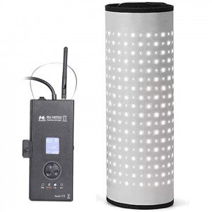 Falcon Eyes RX-18TDX II feltekerhető, hordozható LED videólámpa, világítás 100W 3000-5600K méhsejtráccsal-5