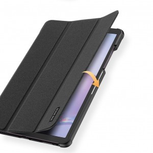 DUX DUCIS Domo Tablet Tok Smart Sleep funkcióval Samsung Galaxy Tab A 8.4'' 2020 készülékhez fekete színben