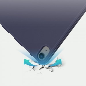 DUX DUCIS Osom TPU Kitámasztható puha tablet tok Ipad Air 2020 készülékhez kék színben