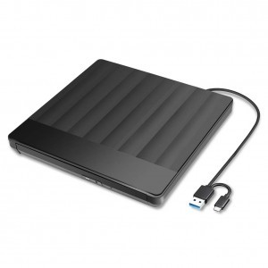 RayCue hordozható külső CD/DVD író/olvasó USB 3.0, Type-C csatlakozóval
