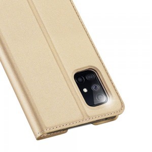 Samsung Galaxy S20 FE 5G Dux Ducis Skin Pro fliptok készülékhez gold