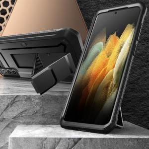 Samsung Galaxy S21+ Plus Supcase Unicorn Beetle Pro tok készülékhez Fekete színben