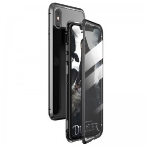 Wozinsky mágneses tok iPhone 7/8 fekete/ áttetsző