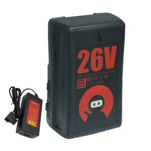 26V 190Wh V-LOCK,V-mount akkumulátor D-TAP töltővel (NEM használható 12V-15V eszközökkel)