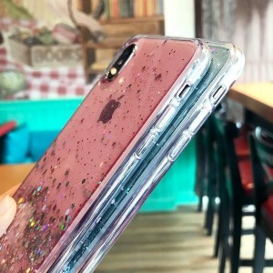 Xiaomi Redmi 9A Wozinsky Star csillogó flitteres tok pink