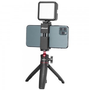 Ulanzi Vlogging Video Kit 6 mobiltelefonhoz (2057) tripod, LED videólámpa, mobiltelefon tartó