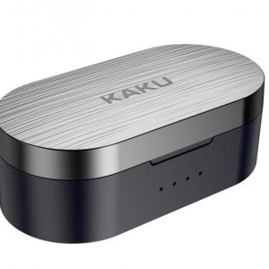 TWS Bluetooth vezeték nélküli fülhallgató töltő tokkal fekete (KAKU KSC-444)