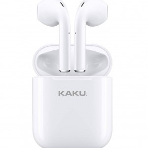 KAKU TWS Bluetooth vezeték nélküli fülhallgató töltő tokkal fehér (KSC-503)