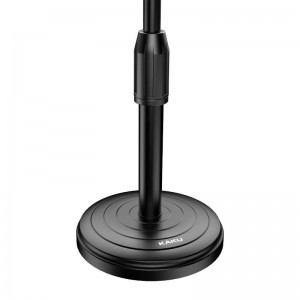 Kaku asztali LED körfény, ringlight tartó állvány 3 telefonhoz fekete (KSC-469)