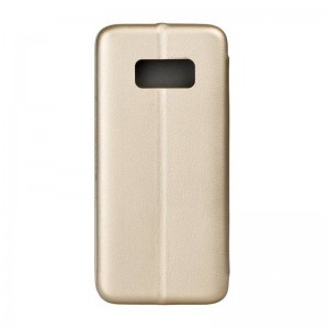 Elegance fliptok Samsung A12 arany