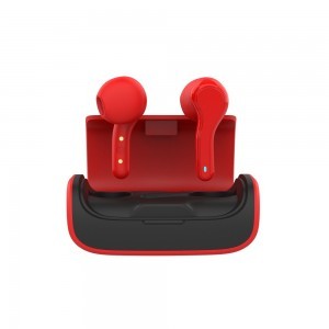 QUOA K28 TWS Bluetooth vezeték nélküli fülhallgató piros