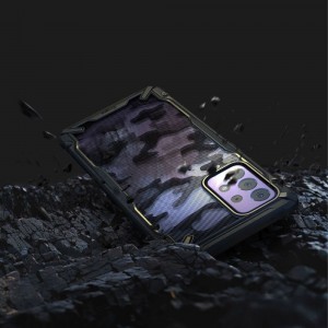 Ringke Fusion X tok Samsung A72 4G/5G terepmintás fekete (XDSG0048)