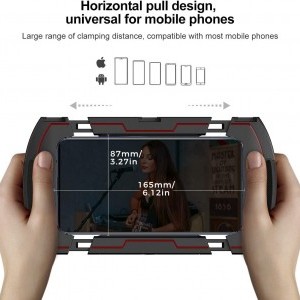 ULANZI U-Rig Lite videós mobiltelefon rig vlogoláshoz, állványra szerelhető, 3 vakupapucs foglalattal-1