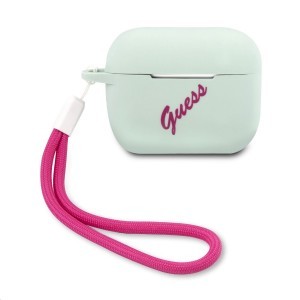 Guess Vintage Silicone GUACAPLSVSBF AirPods Pro 1/2 tok kék