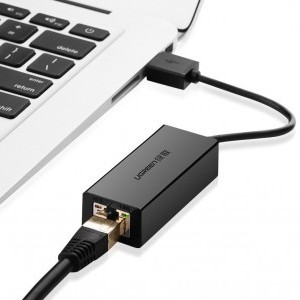 Ugreen USB 3.2 Gen 1 1000Mbps Gigabit külső hálózati adapter fehér (CR111 20255)