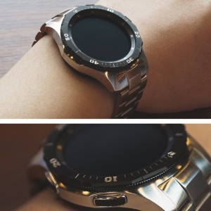 Samsung Galaxy Watch 45MM Ringke fém káva díszelem fekete színben (RGSG0041 GW-46-46)