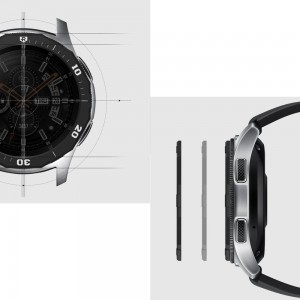 Samsung Galaxy Watch 45MM Ringke fém káva díszelem fekete színben (RGSG0041 GW-46-46)