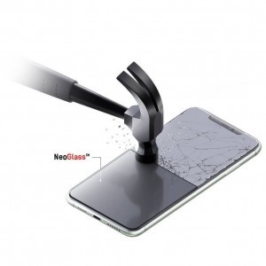 3MK Neoglass kijelzővédő üvegfólia iPhone 12 Pro MAX fekete