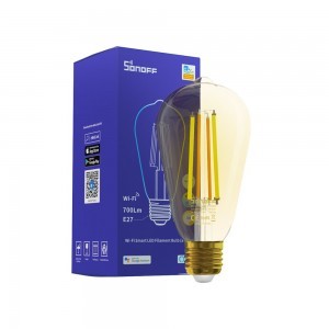 Sonoff B02-F-ST64 WiFi-s LED okosizzó, E27