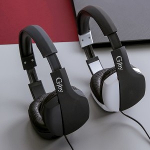 GJBY GJ-24 Extra Bass vezetékes 3.5mm audio jack fejhallgató fehér