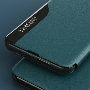 Samsung A52 5G Eco Leather View Case intelligens fliptok narancssárga