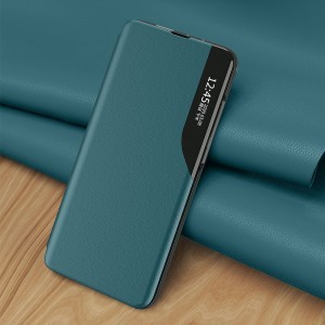 Eco Leather View Case intelligens fliptok Samsung A11 / M11 fekete