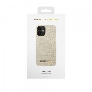 iPhone 12 mini iDeal Of Sweden tok Caramel Croco