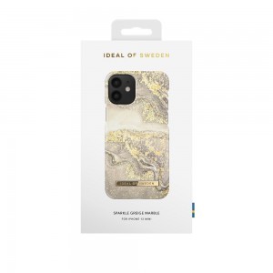 iPhone 12 / 12 Pro iDeal Of Sweden tok Sparkle Greige Marble