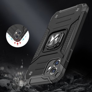 iPhone 11 Wozinsky Ring Armor Case Kickstand telefontok fekete