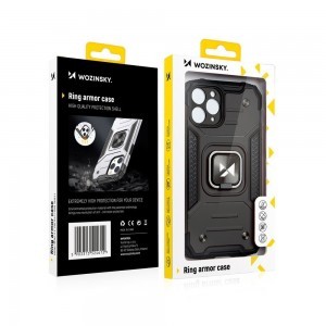 iPhone 12 / 12 Pro Wozinsky Ring Armor Case Kickstand telefontok pink