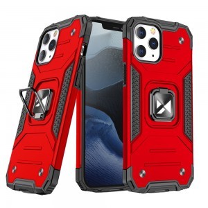iPhone 12 Pro MAX Wozinsky Ring Armor Case Kickstand telefontok piros