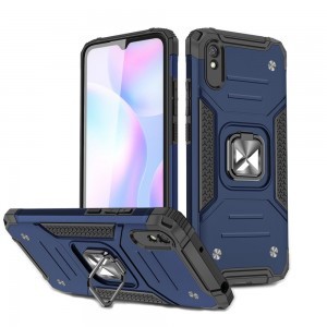Wozinsky Ring Armor Case Kickstand telefontok Xiaomi Redmi 9A kék