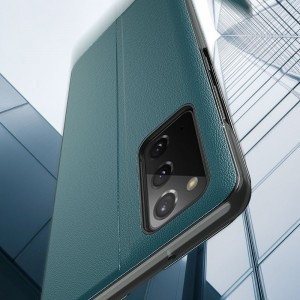 Eco Leather View Case intelligens fliptok Samsung M51 fekete