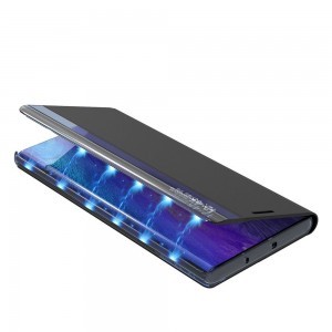 Samsung Galaxy M51 fekete New Sleep Case fliptok