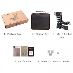 Xiletu XGH3 gimbal fej, állványfej (TBD05318033)-7