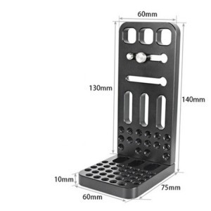 BEXIN L130A L bracket, L konzol 1/4-es furatokkal-5