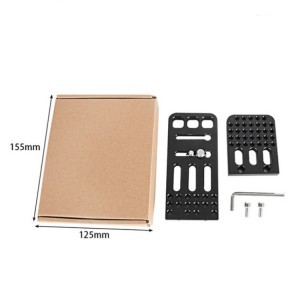 BEXIN L130A L bracket, L konzol 1/4-es furatokkal-3