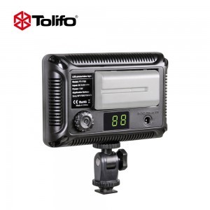 Tolifo PT-176S LED videólámpa 5500K-8